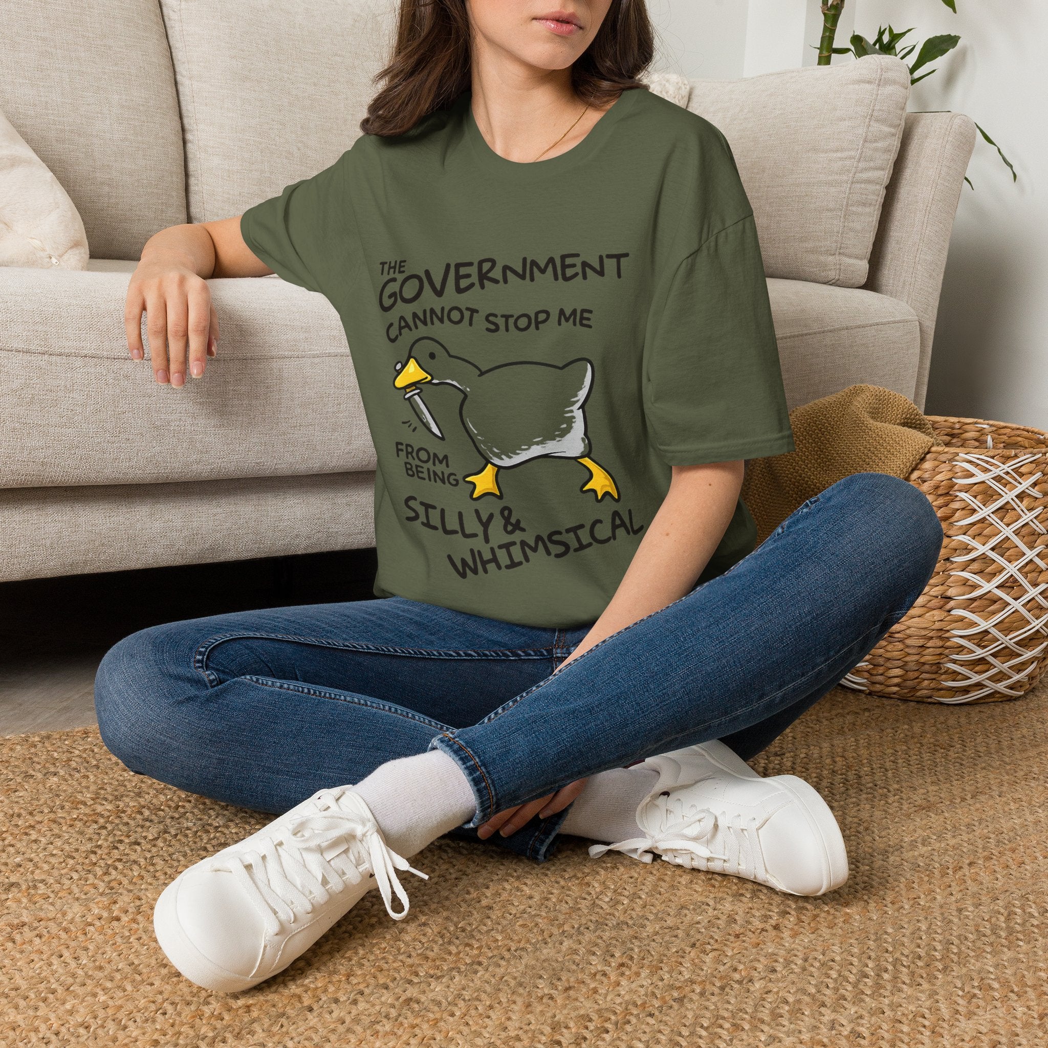 The Government Cannot Stop Me Graphic Tee