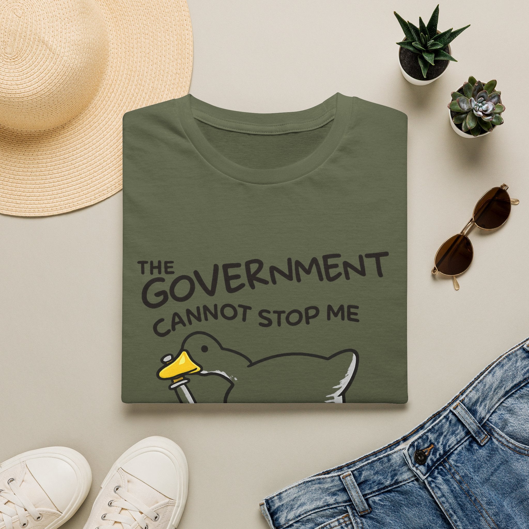 The Government Cannot Stop Me Graphic Tee